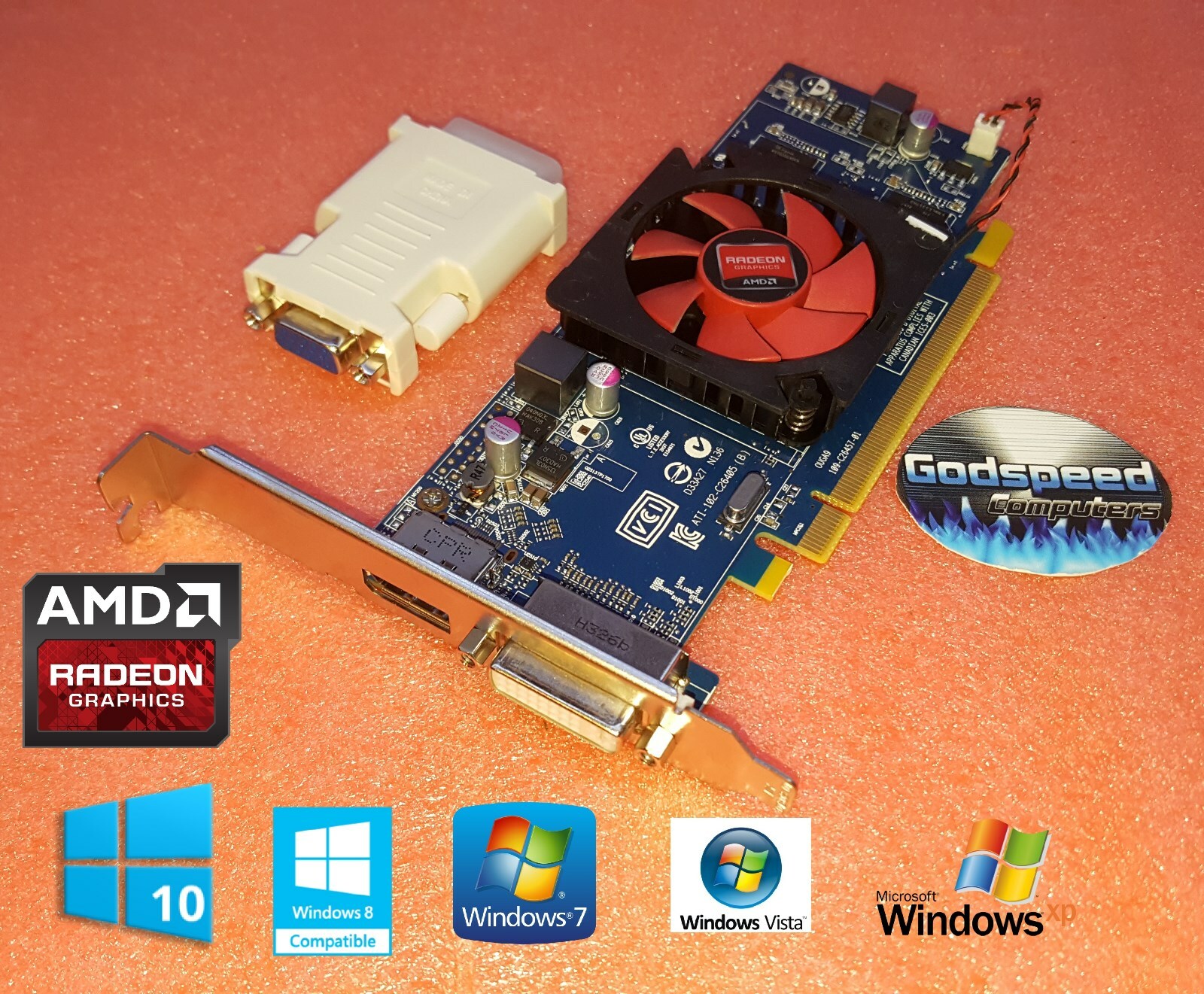 HP Pavilion 500-270 500-277c 1GB DVI DisplayPort Video Graphics Card