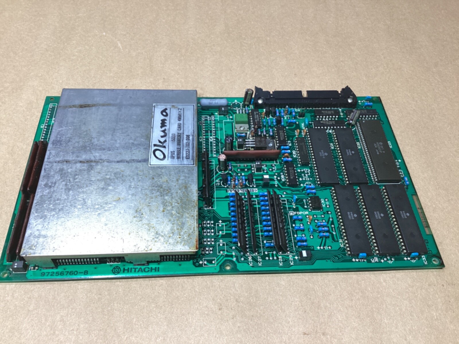 HITACHI CIRCUIT BOARD 97256760-B BUBBLE MEMORY CARD #107Y55