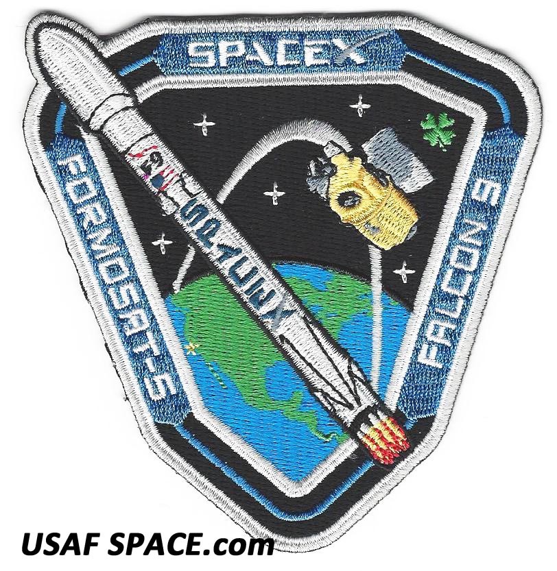 Authentic FORMOSAT-5 - SPACEX FALCON 9 Launch - VAFB SATELLITE Mission PATCH