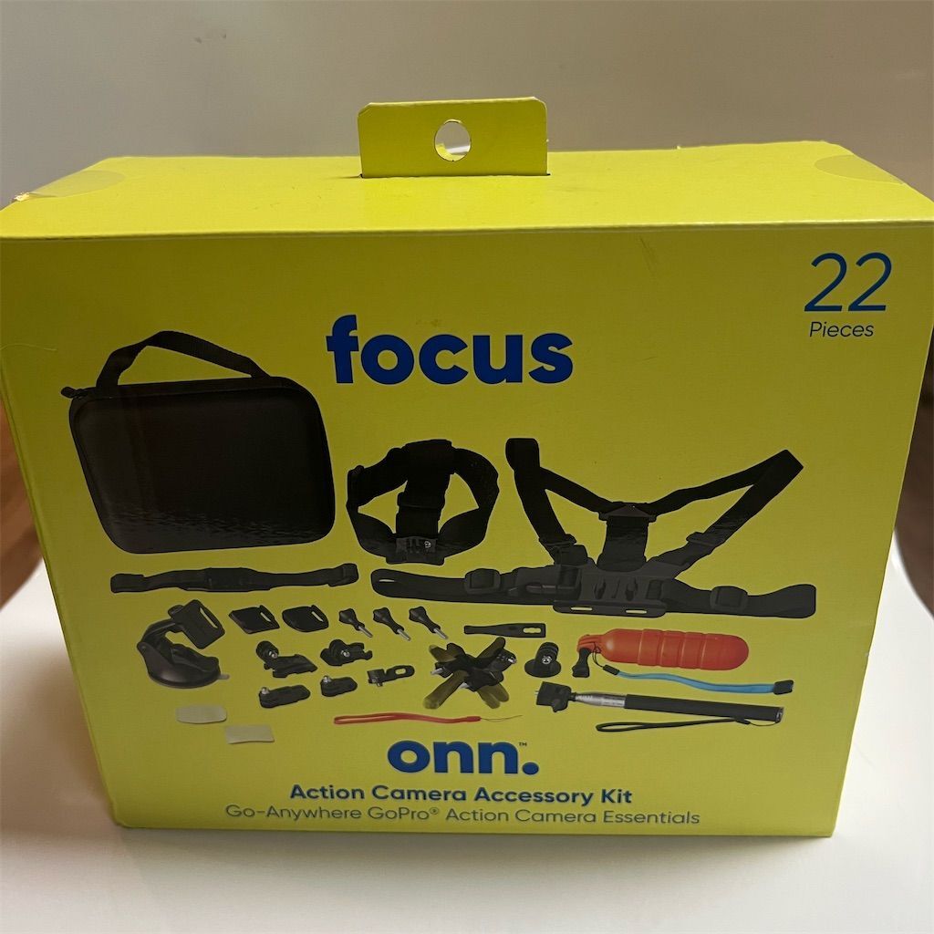 Onn Camera Accessory Kit for GoPro Hero - 21 Pieces missing bike mount part