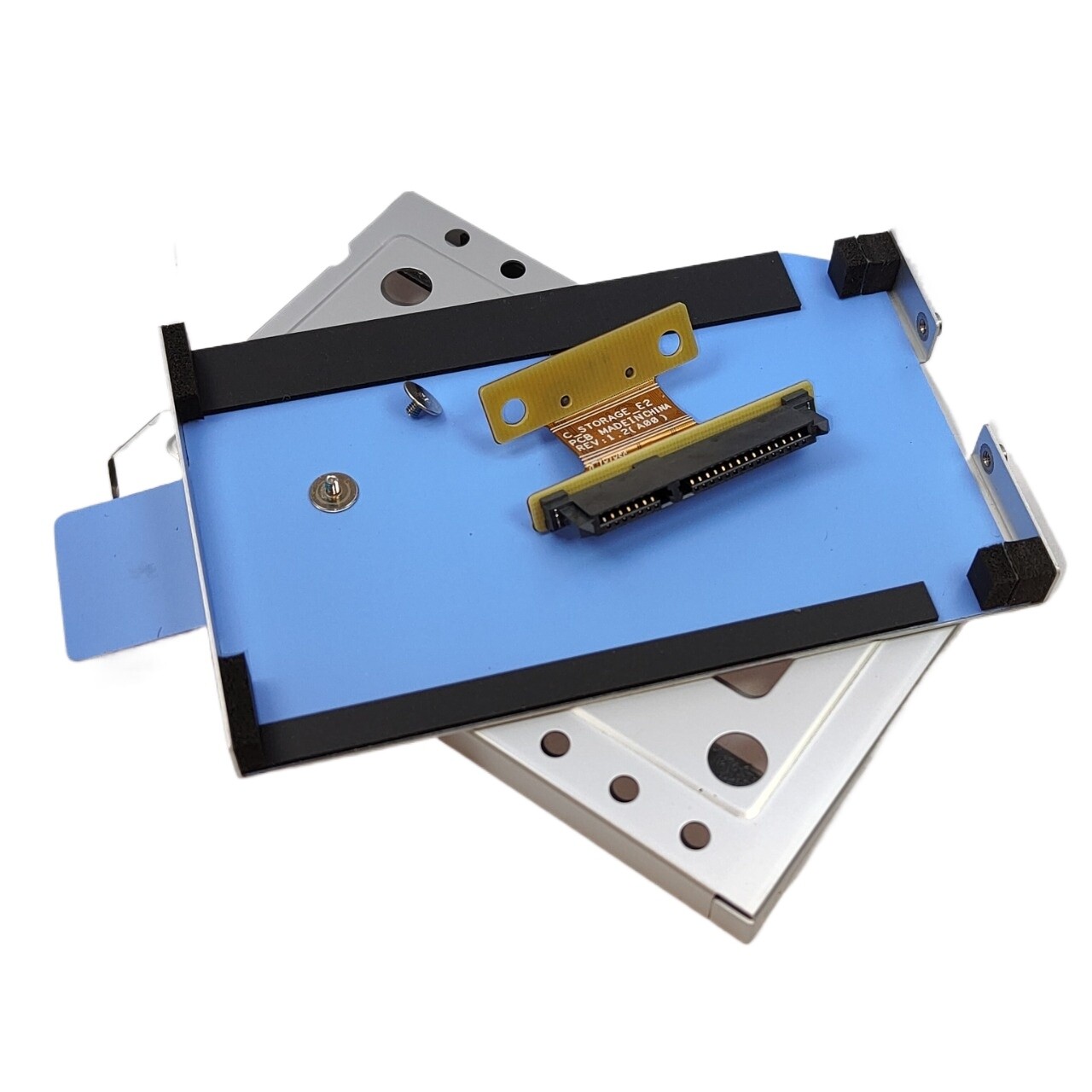 2pcs OEM Fr Dell E5404 E5414 2.5" SSD HDD Hard Drive Caddy Bracket wh SATA Cable