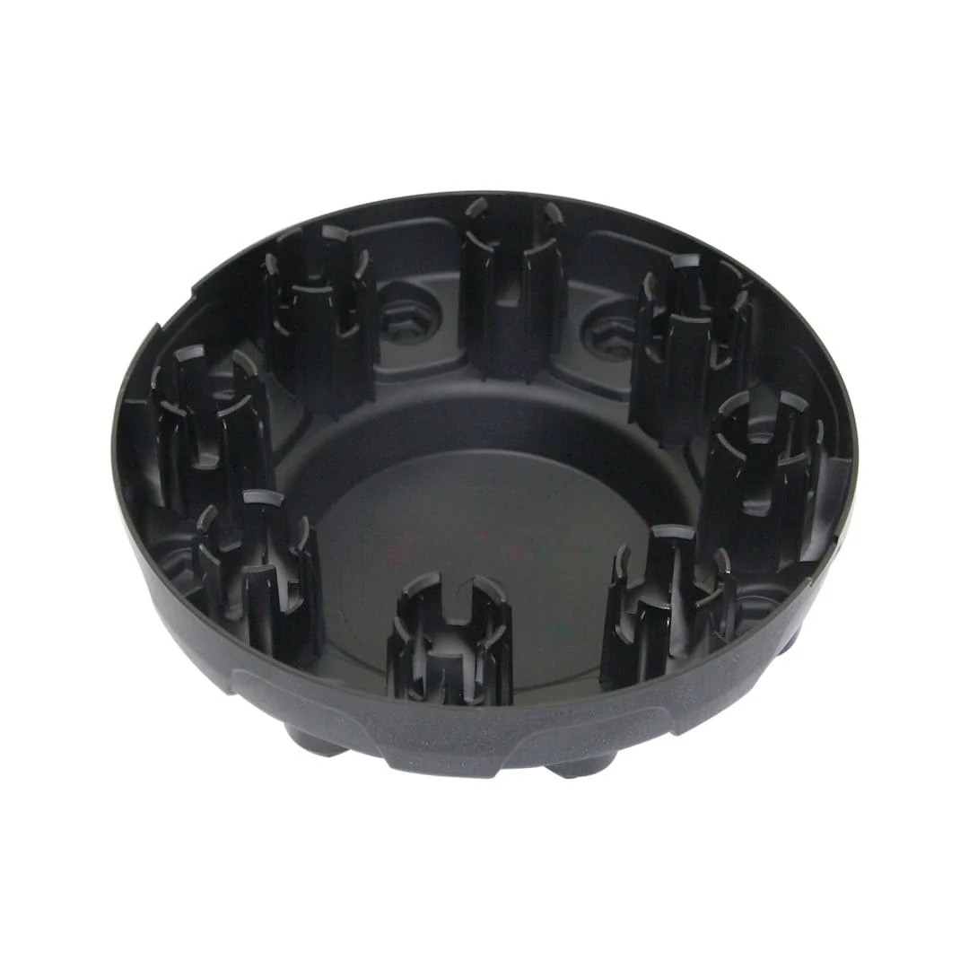 Coast To Coast Wheel Center Cap Pair, Gloss Black, Fits 2019-2021 Ram 3500, ABS