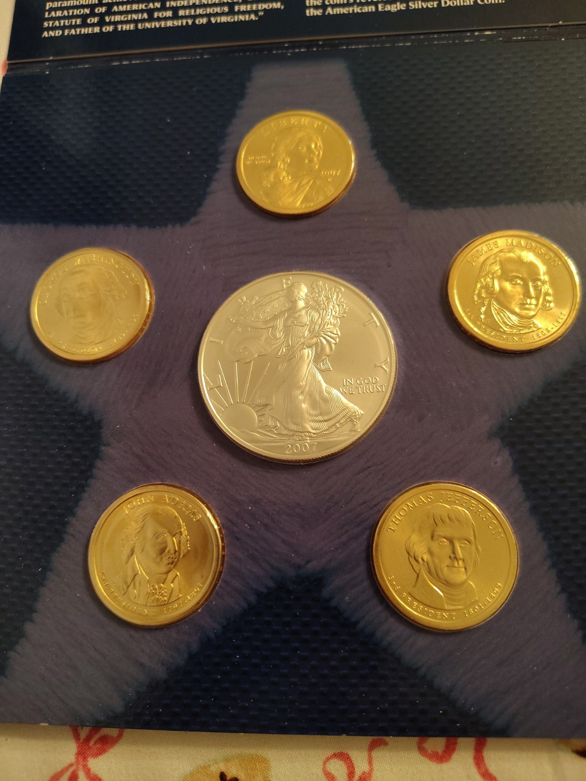 2007 U.S. Mint Annual Uncirculated Dollar Coin Set
