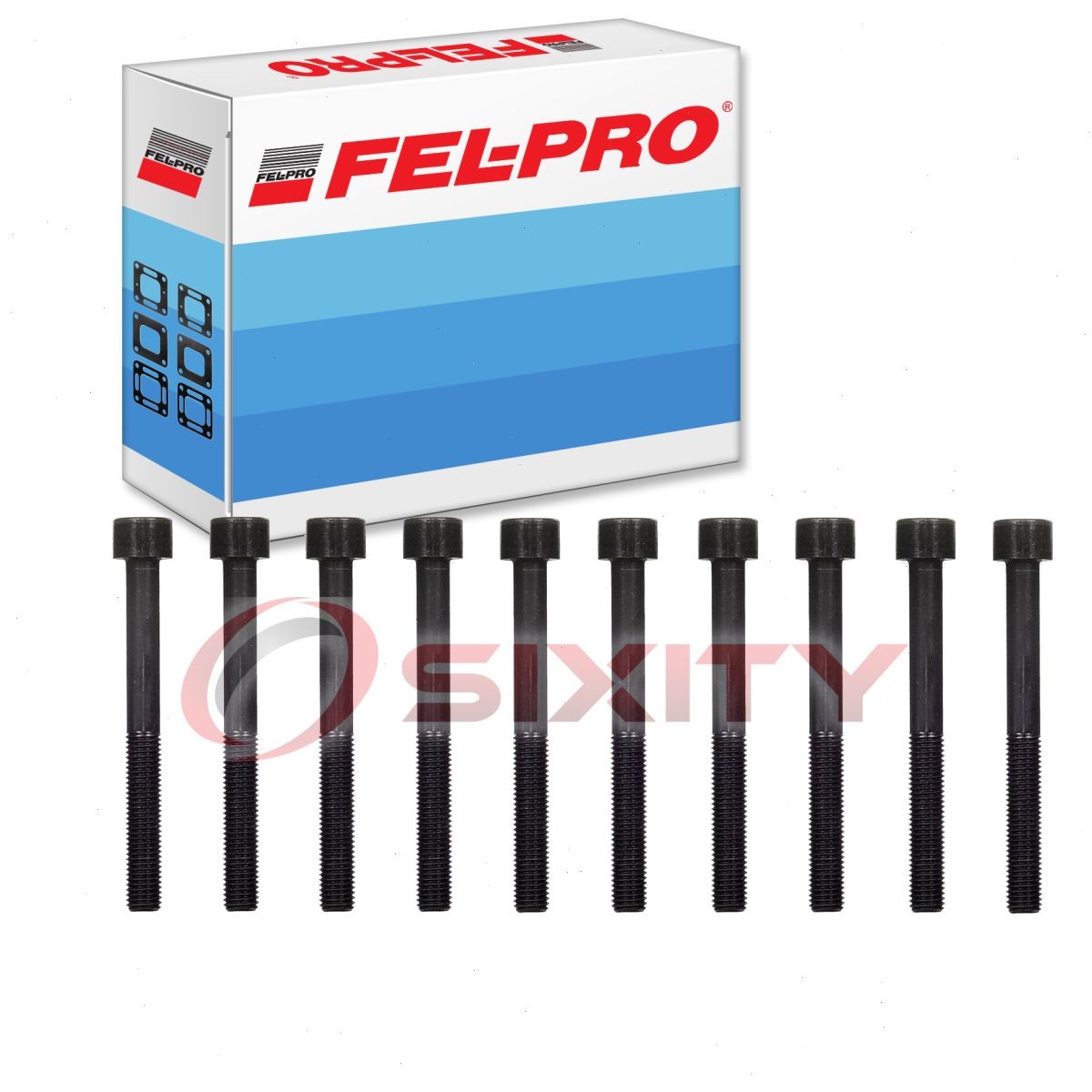Fel-Pro Cylinder Head Bolt Set for 1993-1997 Mazda MX-6 2.0L L4 Engine Block td