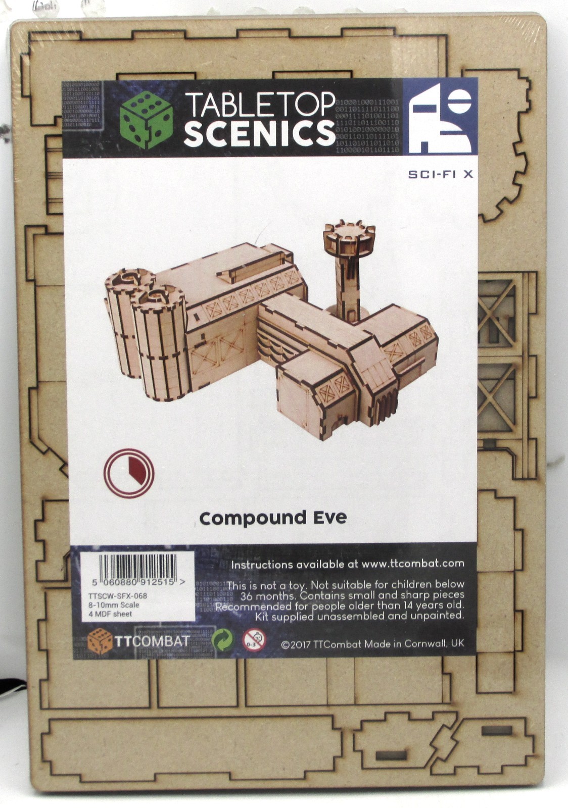 TTCombat TTSCW-SFX-068 Compound Eve (Sci-Fi X) 10mm Terrain Kit Building Tower