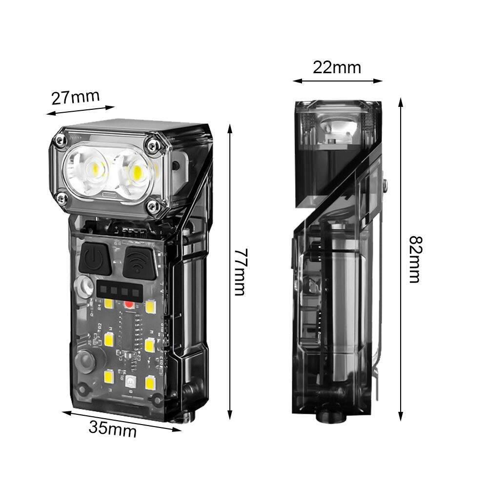 Rechargeable LED COB Work Light Mechanic Flashlight Lamp Magnetic Base Bright