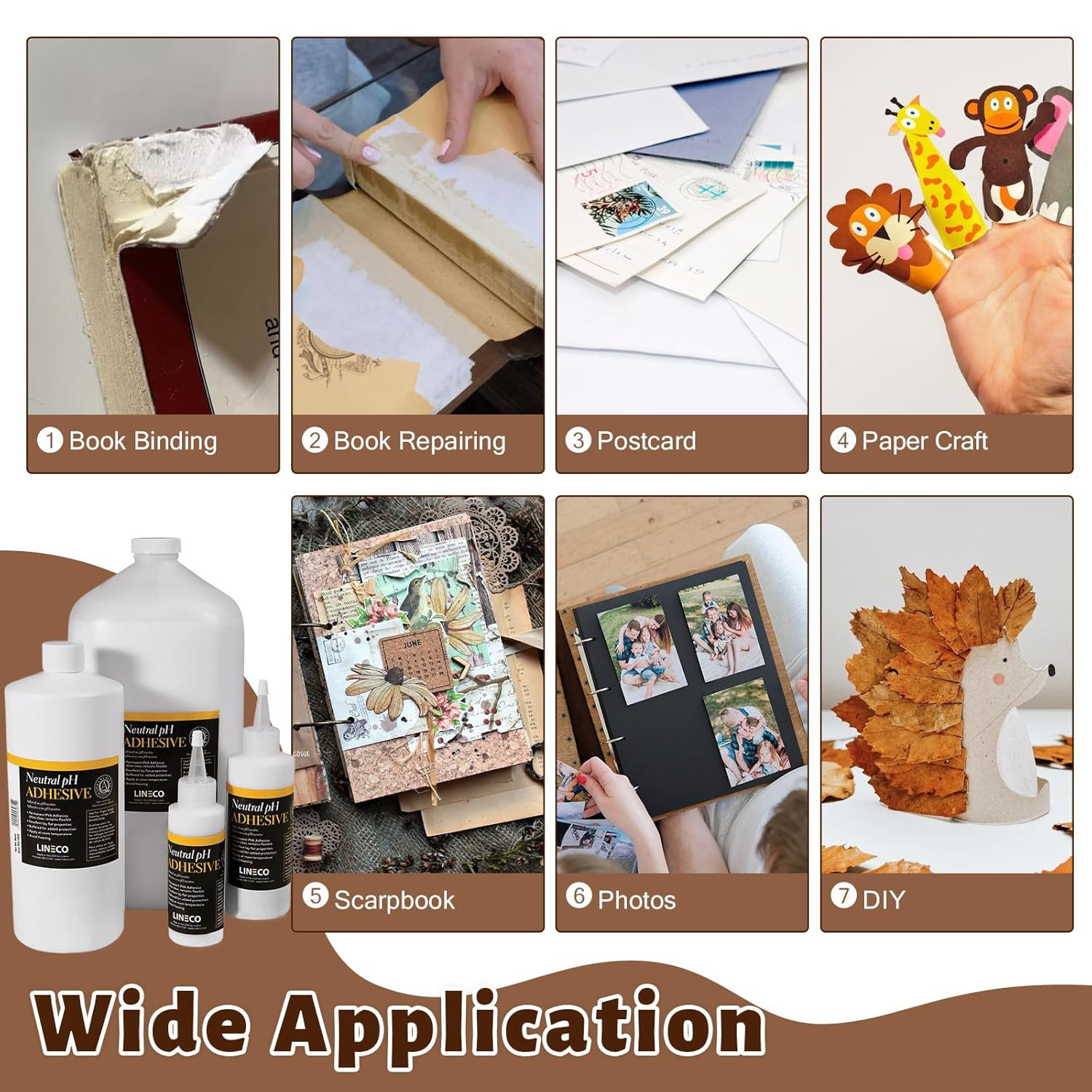 Neutral Ph Adhesive, 4 Oz, Acid-Free, All-Purpose Glue, Dries Clear and Remains