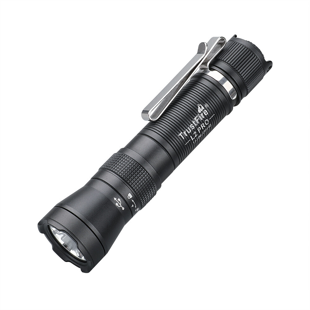 Trustfire L2PRO 1100 lumen Bright EDC Flashlight Rechargeable Tactical Led Torch