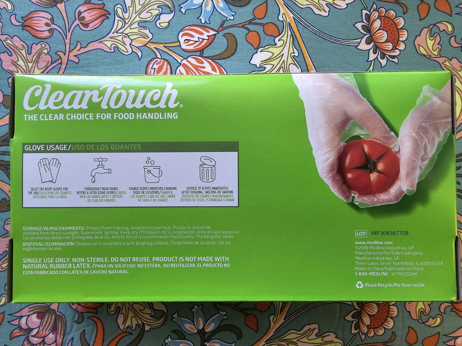 ClearTouch 500 Count Disposable High-density Polyethylene Gloves
