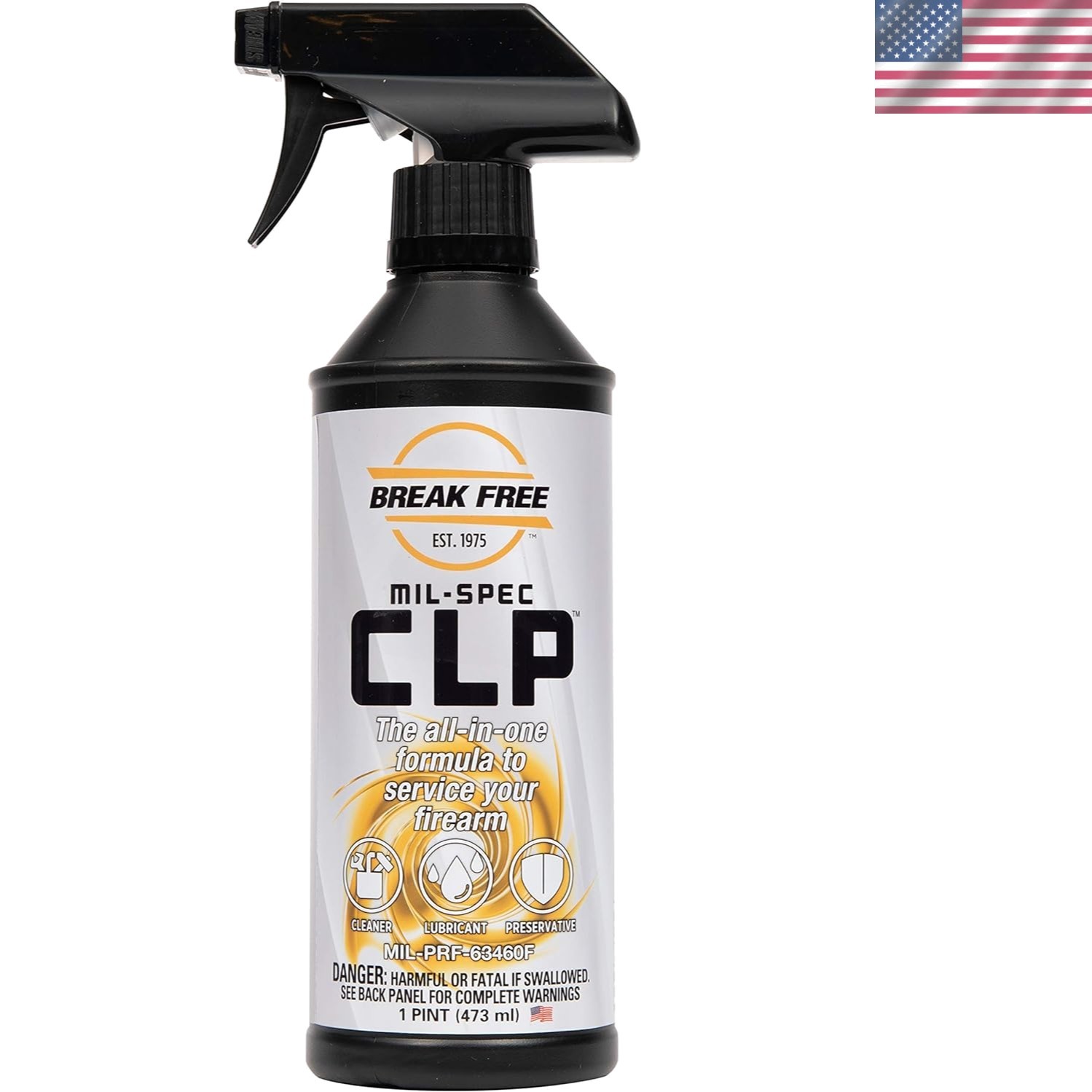 CLP Cleaner Lubricant and Preservative Gun Cleaner, CLP-5, Spray Bottle, Synt...