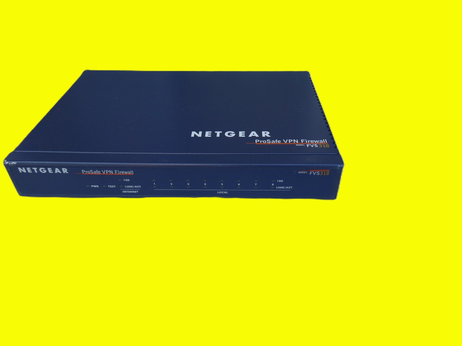 🍀 NEW DEMO! NETGEAR ProSafe FVS318 VPN Firewall Router 8-Port Gigabit VPN