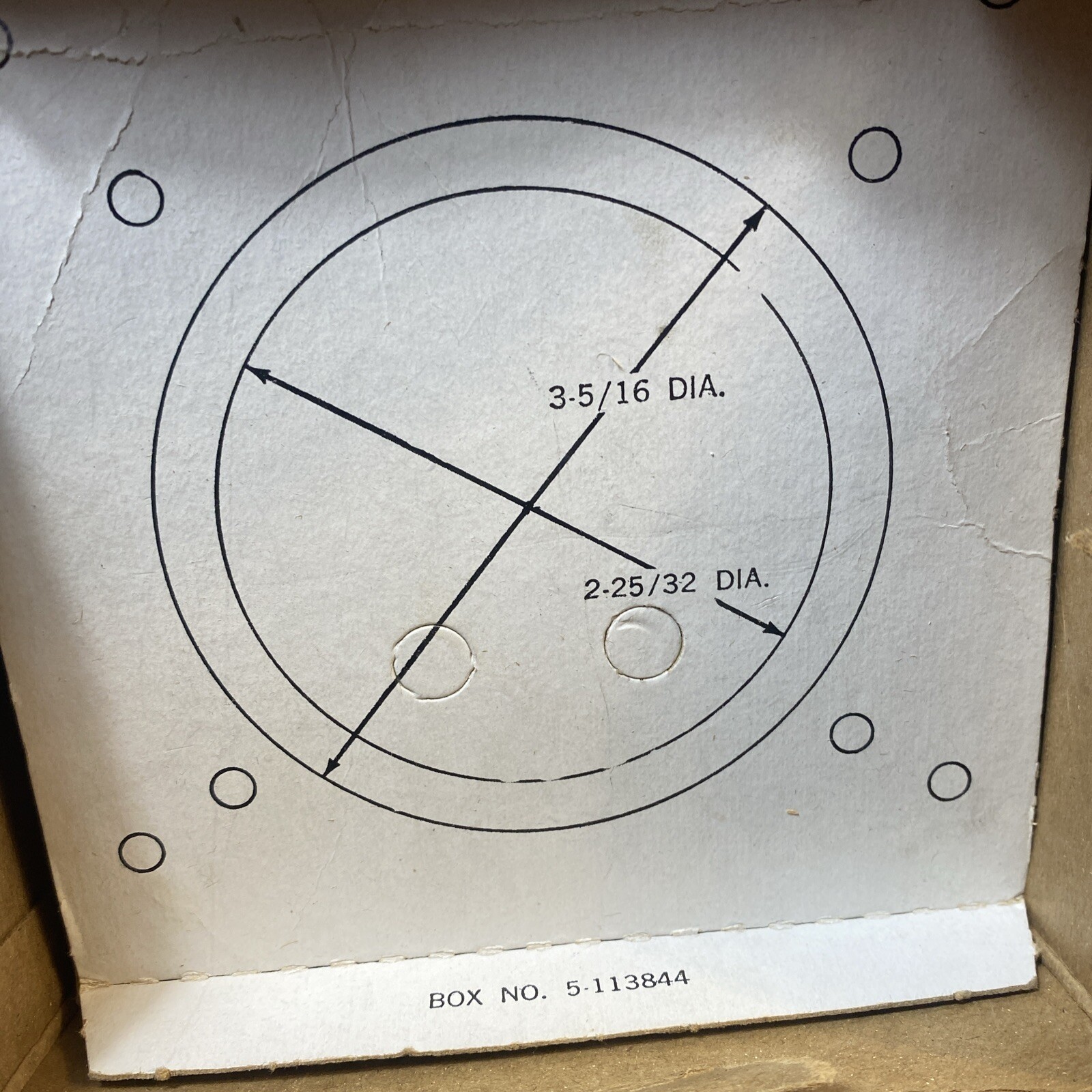 1329 Simpson Panel Meter 0-2 DC Amps (NOS)