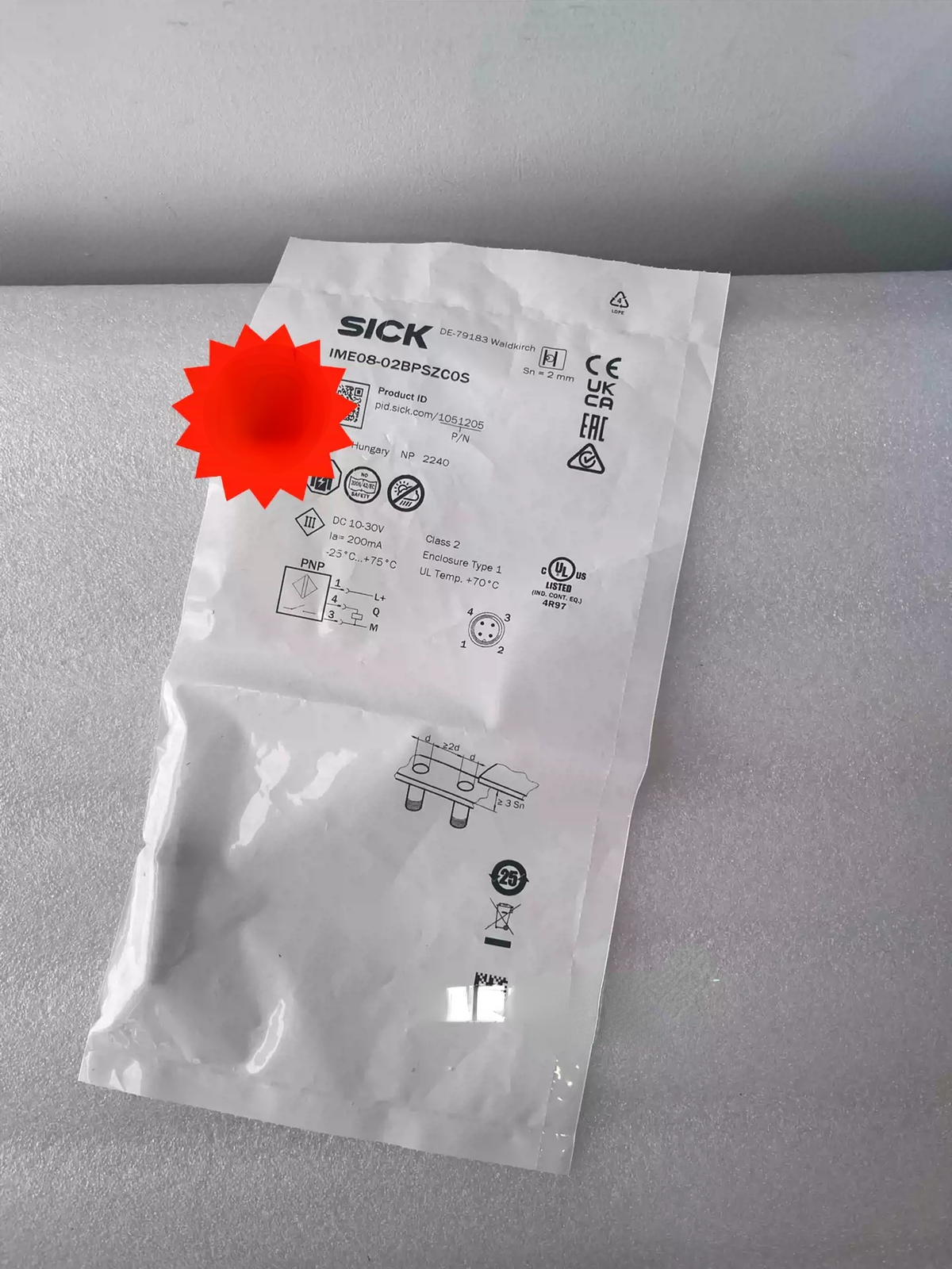 1pcs SICK IME08-02BPSZC0S 1051205 NEW
