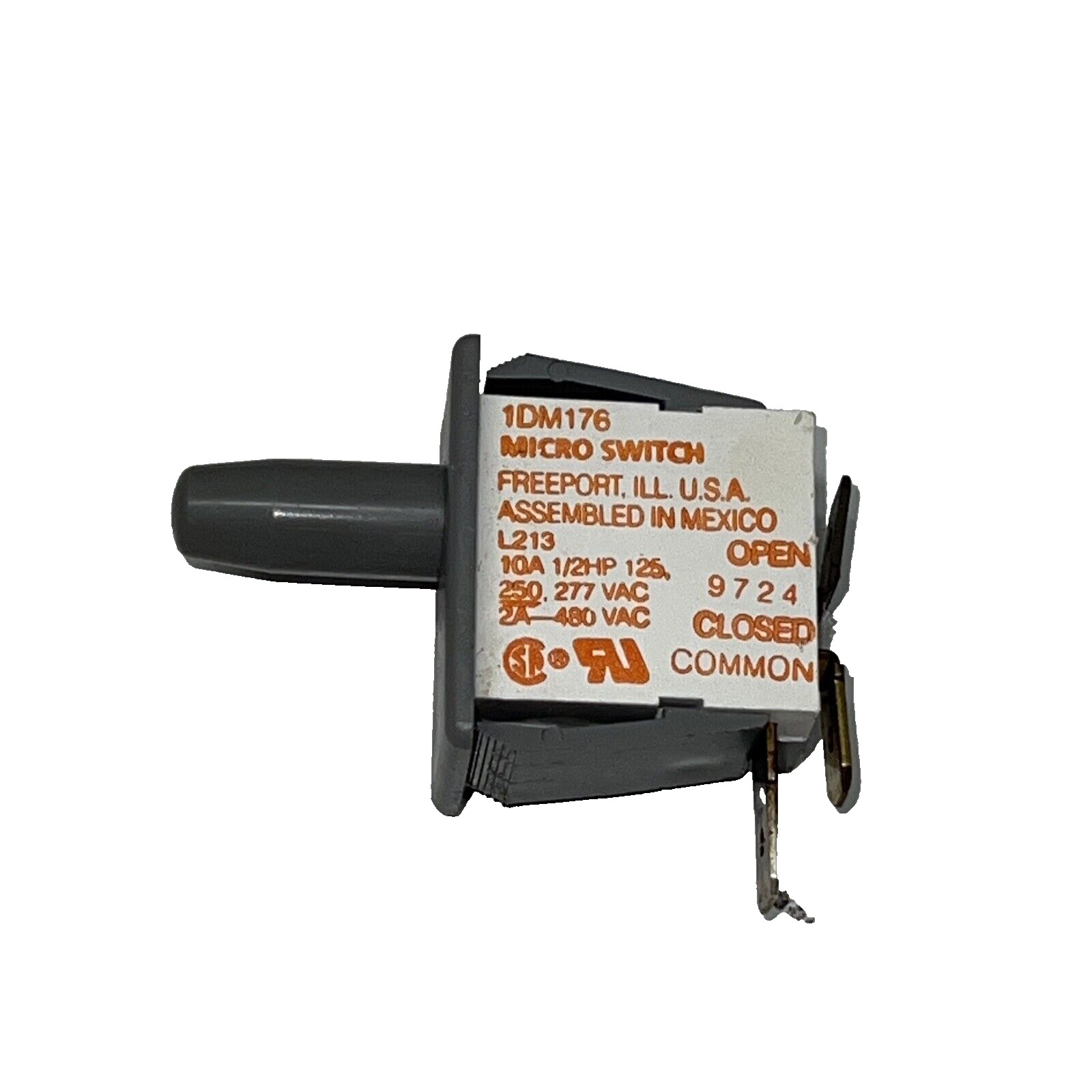Micro Switch 1DM176 10A 1/2HP 125/250/277 VAC (EXCEL STAIRWAY STAIR LIFT)