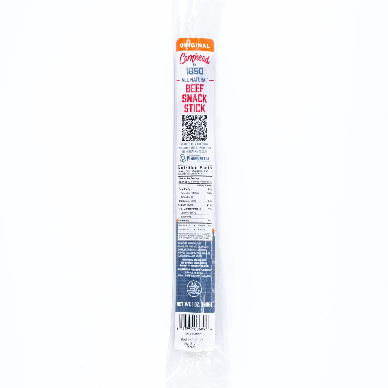 Original Flavor Beef Stick | 1 oz | JVL Enterprises