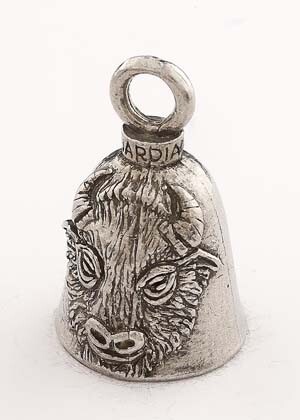 Buffalo GUARDIAN BELL w/ 2 Legend Cards Good Luck & Motorcycle