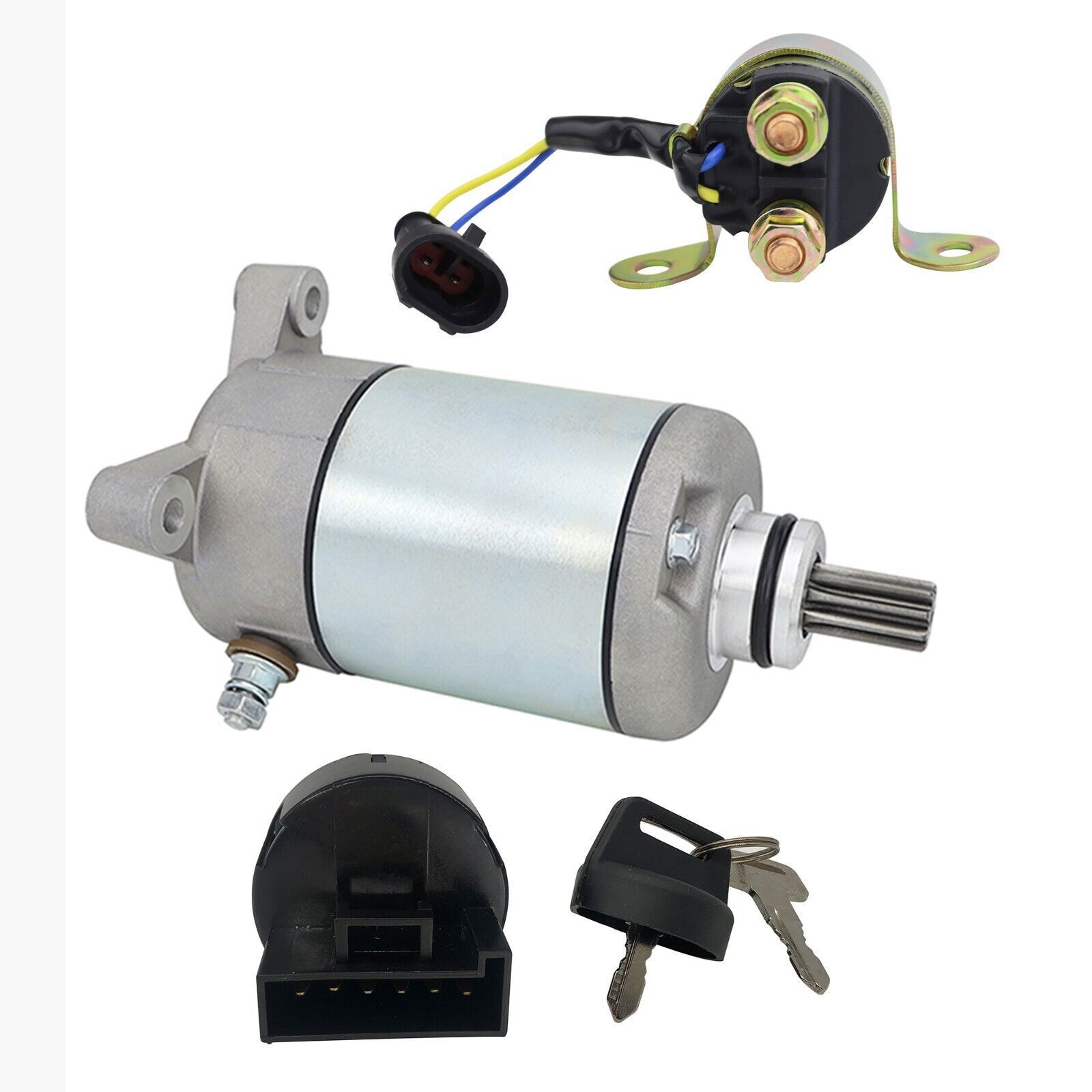 Ranger 500 Starter for Polaris 500 4x4 EFI 2010-2012 W/Relay & Key Switch