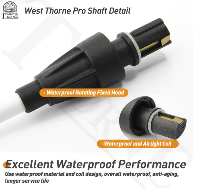 Livestock Prod Shaft(41In) Fit for 52In Cattle Prod, Newest Waterproof Cattle P
