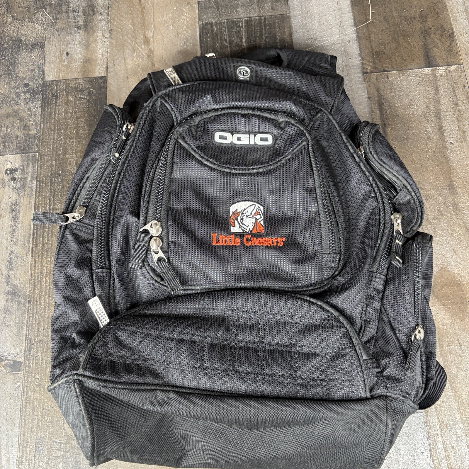 OGIO “Little Caesars “ Branded Renegade RSS 17 inch Laptop Backpack - black
