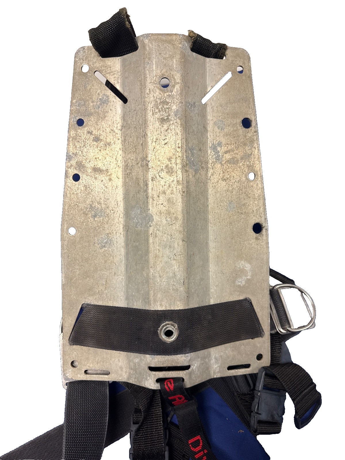 Dive Rite aluminum back plate with harness Used , 0477
