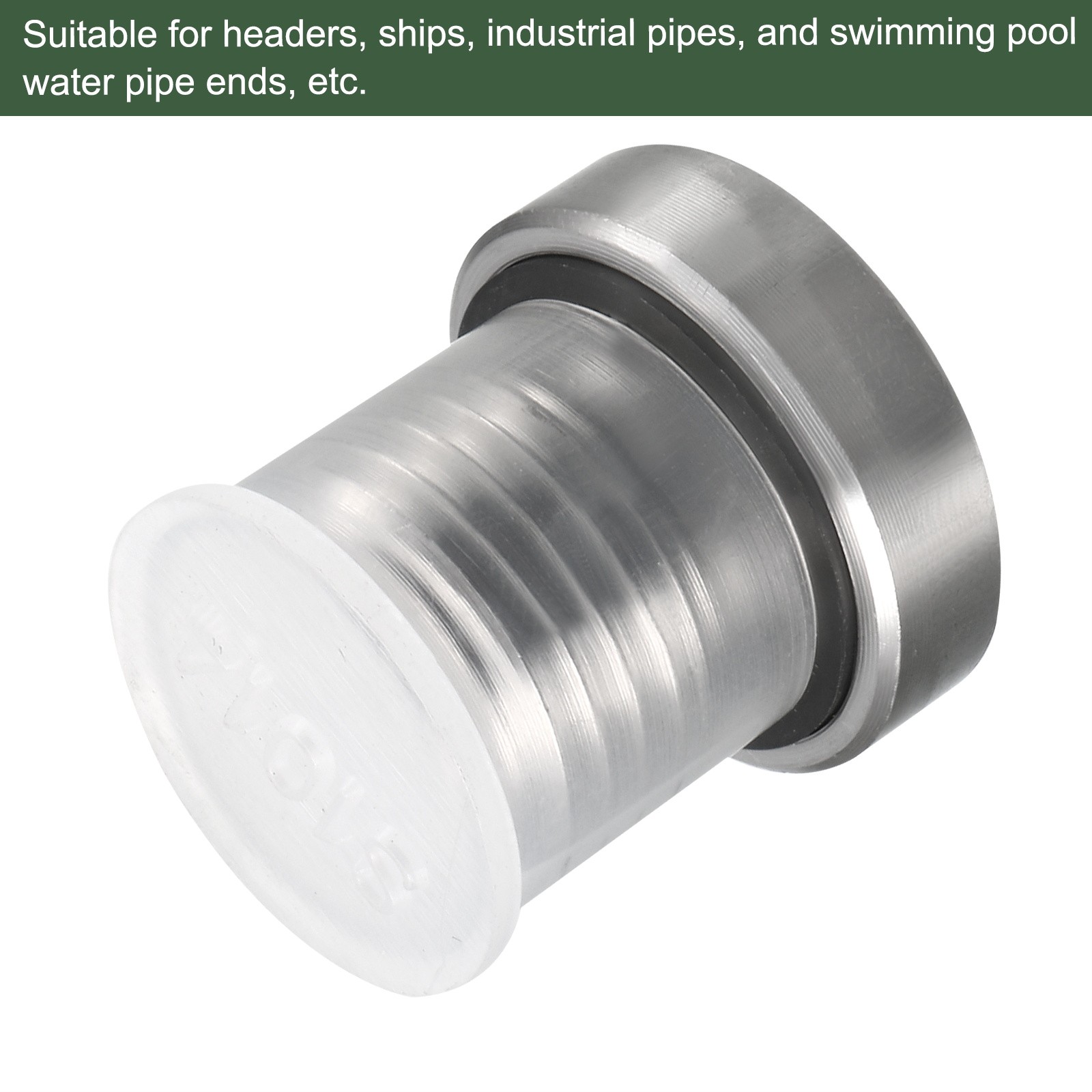 M14 x 1.5 Stainless Steel Internal Hex Head Socket Pipe Fitting (Silver)