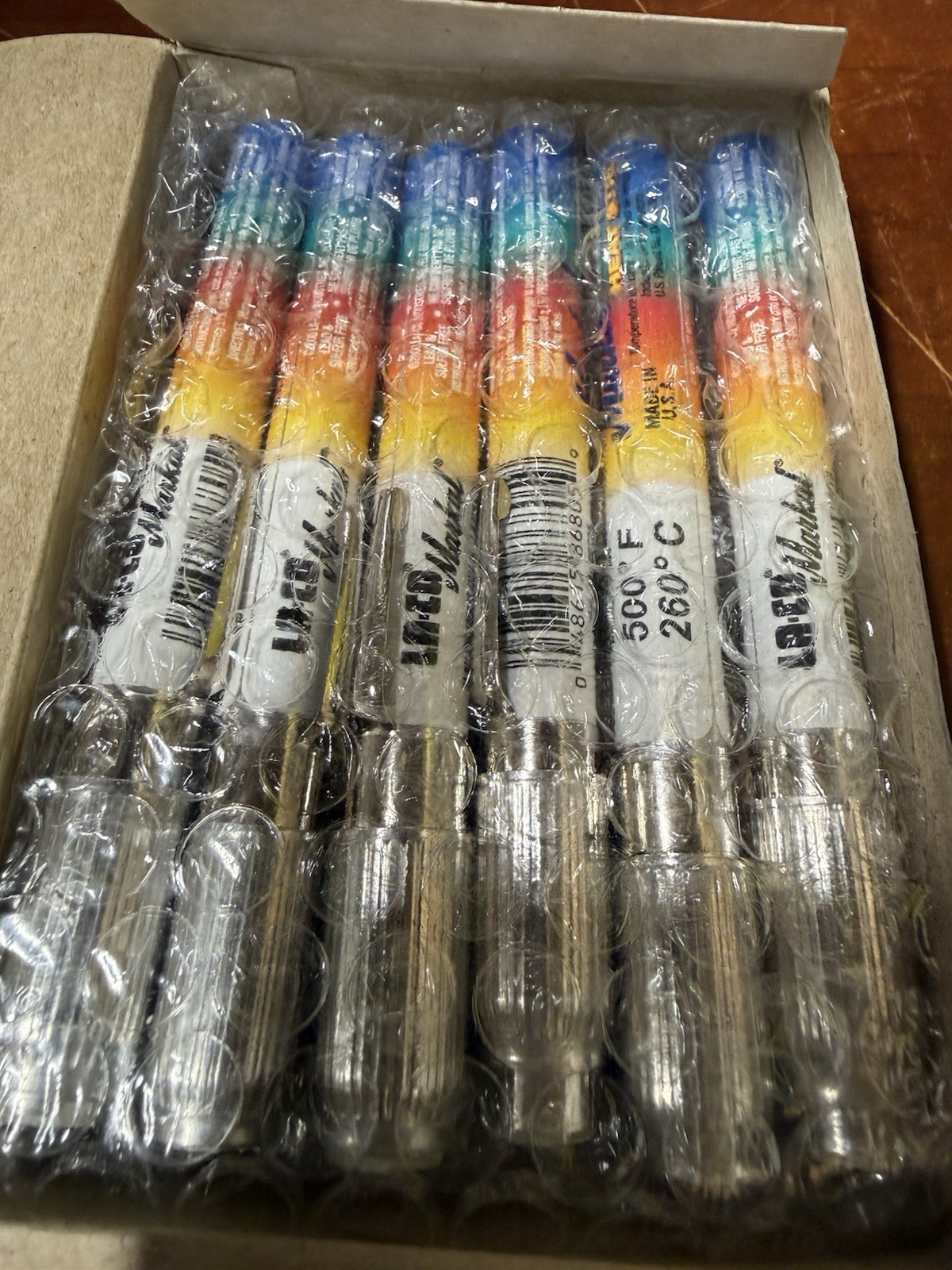 Markal Thermomelt Heat Stik 500°F Temperature Indicator 86805 Welding BOX OF 12