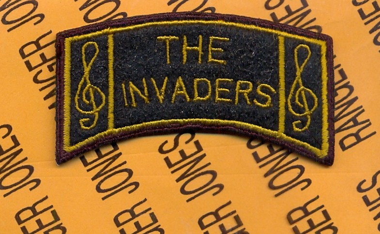 US Army Europe SHAEF USAEUR THE INVADERS Band tab arc 3" patch
