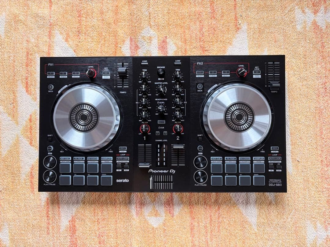 Pioneer DJ DDJ-SB3 Serato 2-Channel DJ Controller with Carrying Case Tested