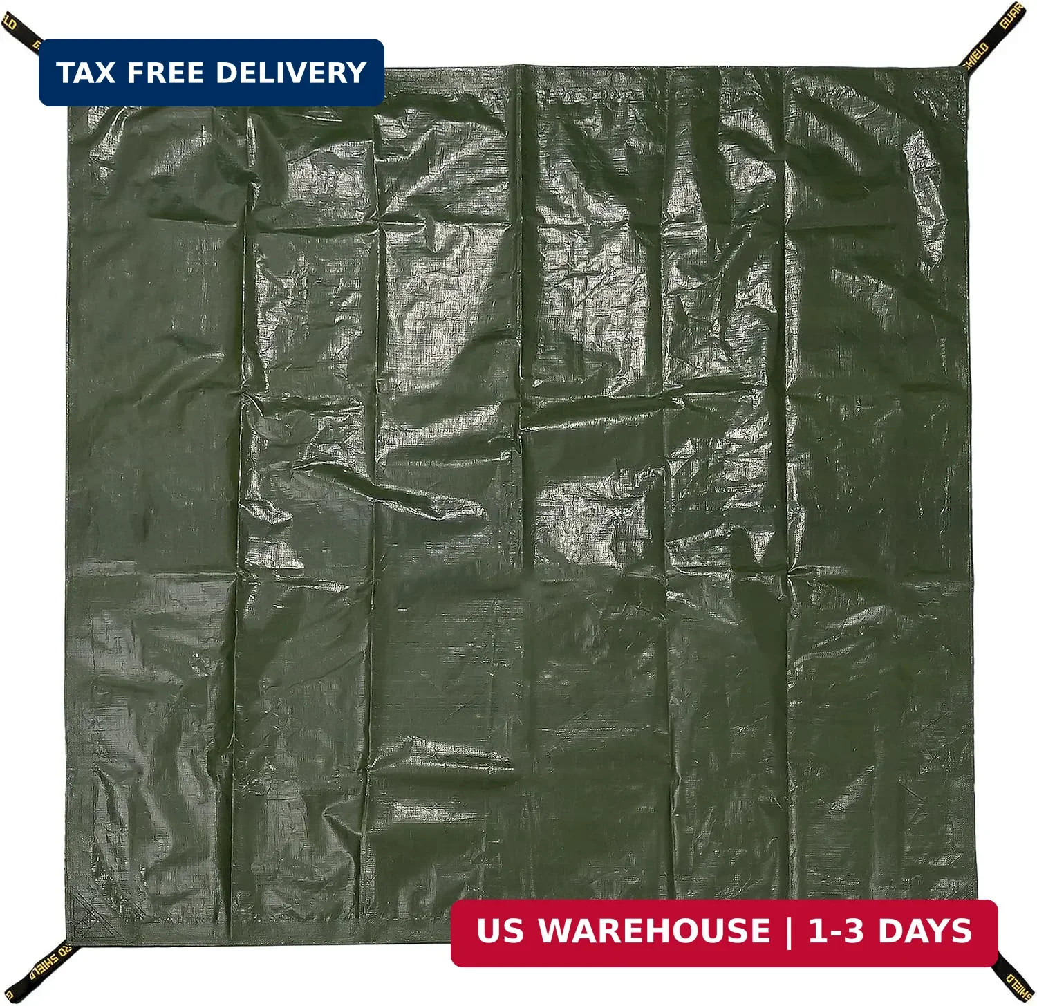 Leaf Tarp with Handles, 6x6 Feet Tarps for Leaves, Heavy Duty Waterproof Tarps f