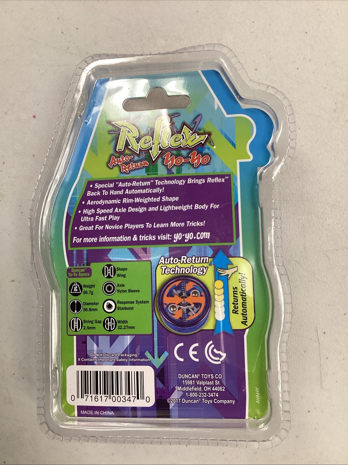 Yomega Spectrum High Pro Yo-yo & Duncan Reflex Auto-Return Yo-yo SEALED