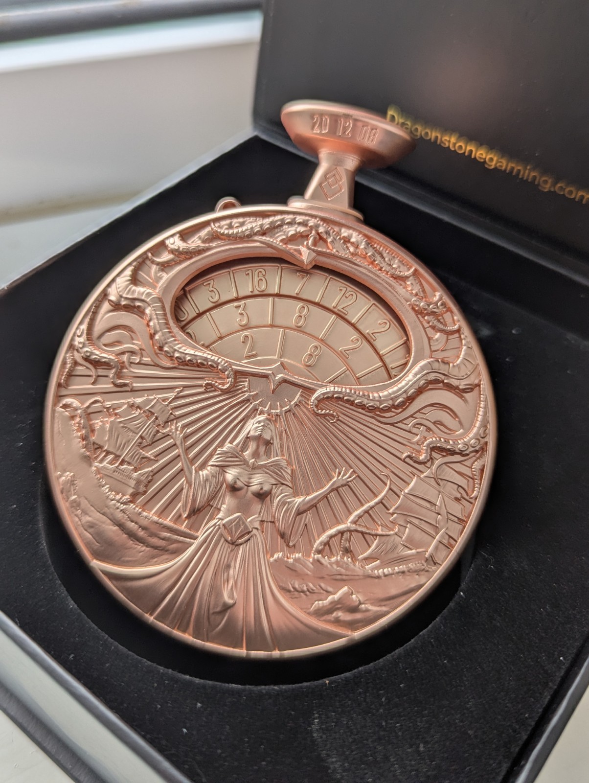 Rare Prophecy Dice Kickstarter Edition - Sunset Copper 100k Kickstarter Mileston