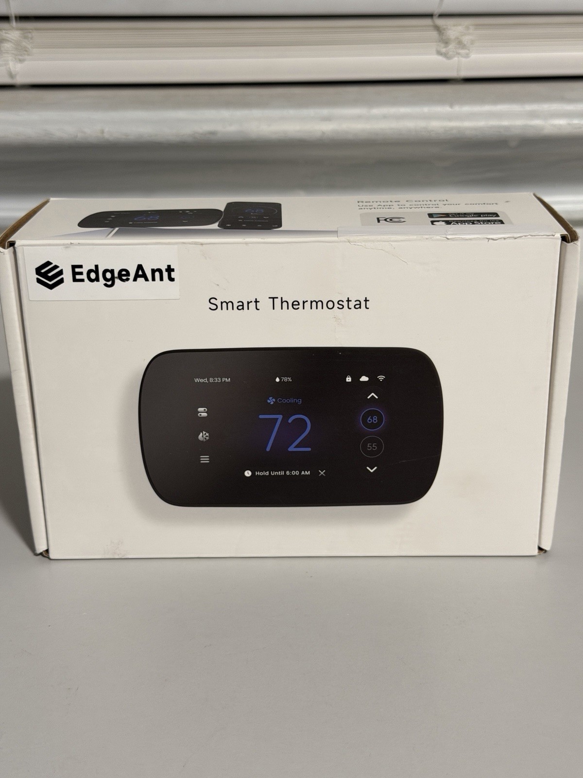 EdgeAnt Smart Thermostat for House, 4.3 Inches WiFi Thermostat Compatible...