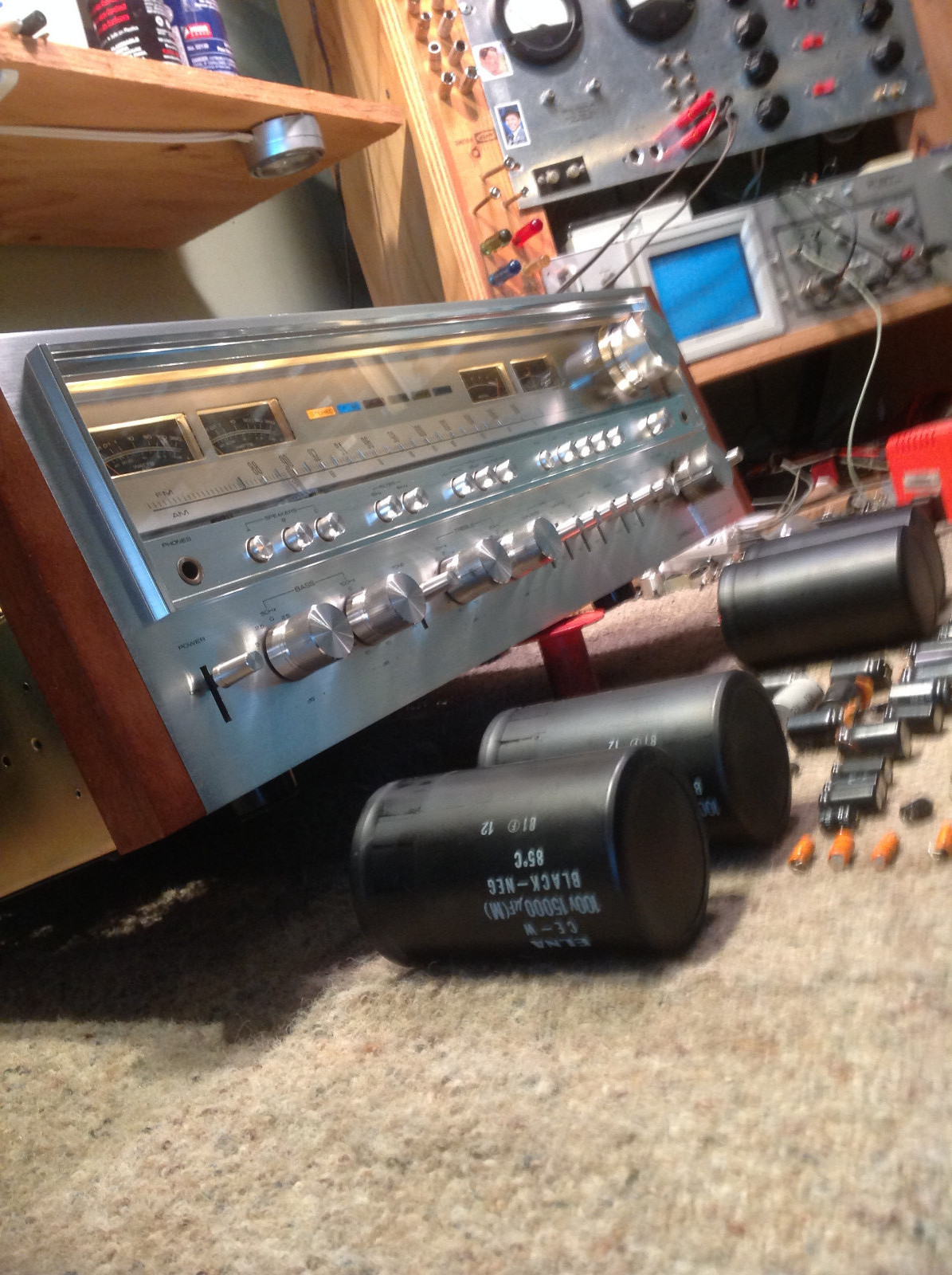 PIONEER SX-1280--REPAIR SERVICE--FULL CLEANUP AND ADJUSTMENT--PERFORMANCE CHECK