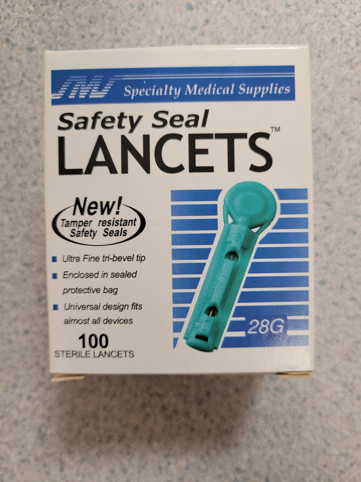 SMS Safety Seal Lancets