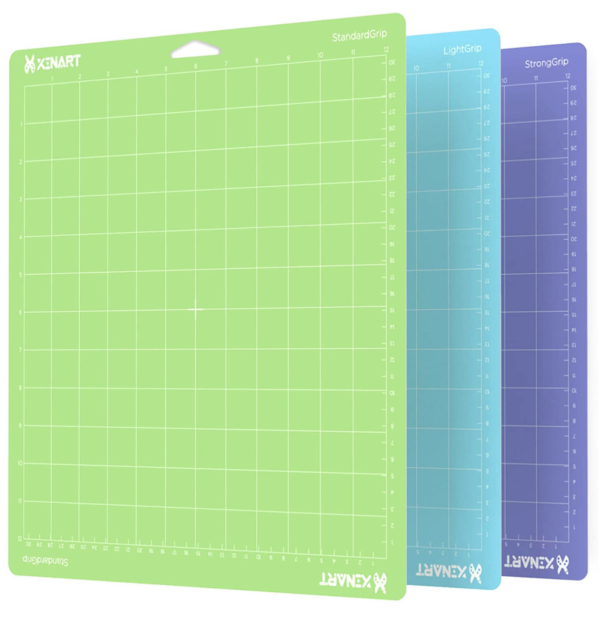 Xinart Cutting Mat for Cricut - 3 Mats 12 x12
