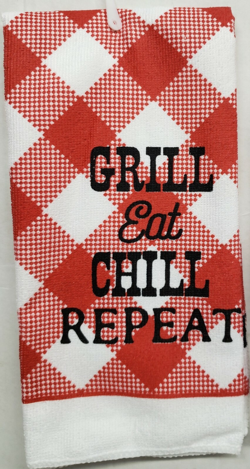 3 Different Microfiber Towels (15"x25") BBQ THEME, RED, BLUE & GREY DESIGNS, GR