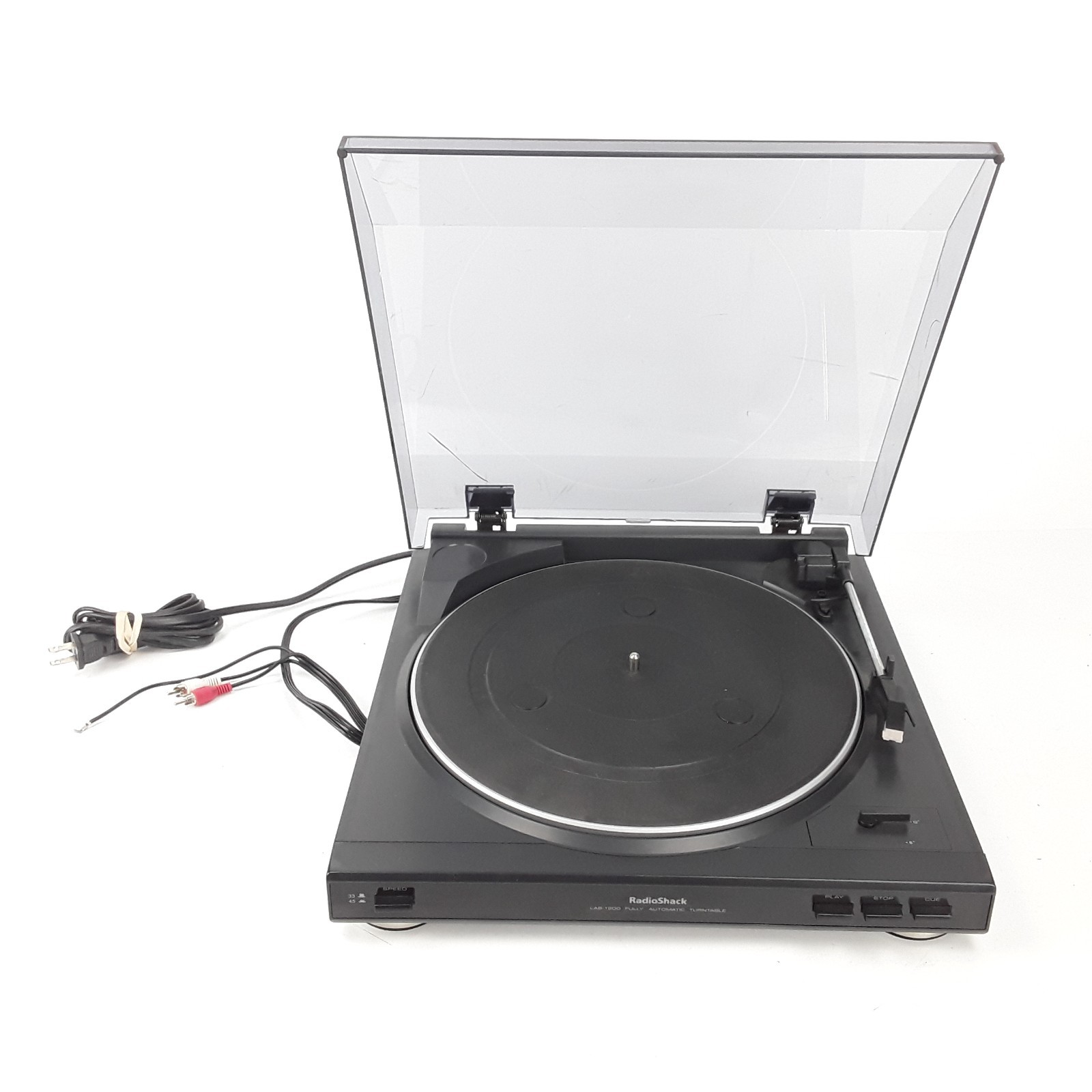 RadioShack Lab-1200 Fully Automatic Turntable Record Player Tested and Working
