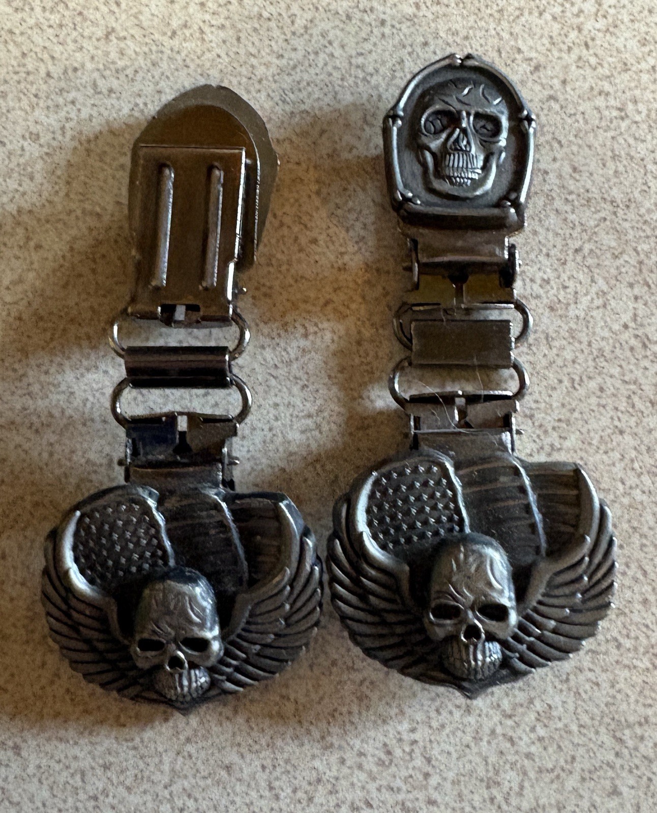 Motorcycle Rider Pants Clips Or Clips For Suspenders…many Choices