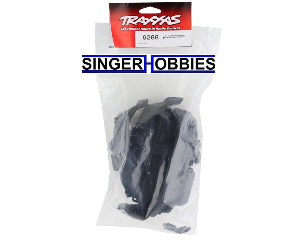 Traxxas 9288 Fenders Inner Front & Rear Clipless body Mounting HIGH TRAIL TRA1