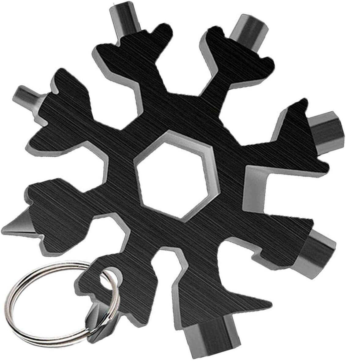 18-in-1 multi-function tool kit- Allen Wrench. Phillips, Flat head-SNOWFLAKE