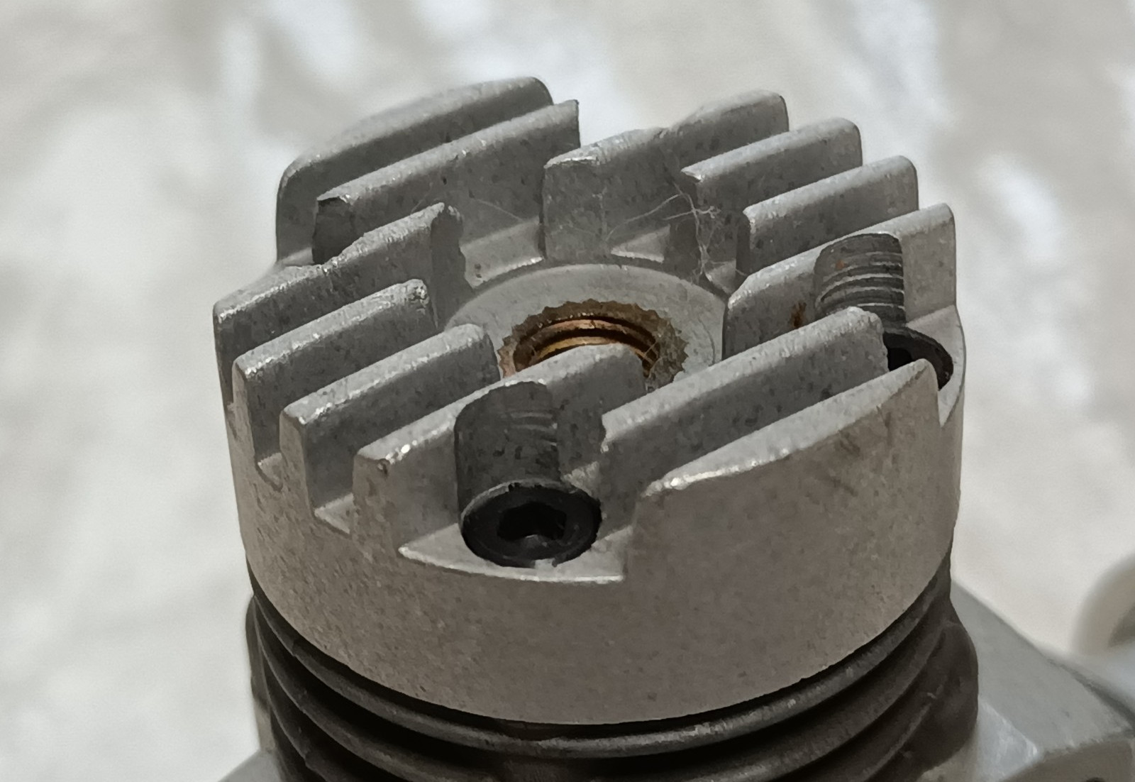 HGK .21 Vintage Engine with Chrome Spinner For Control Line Speed