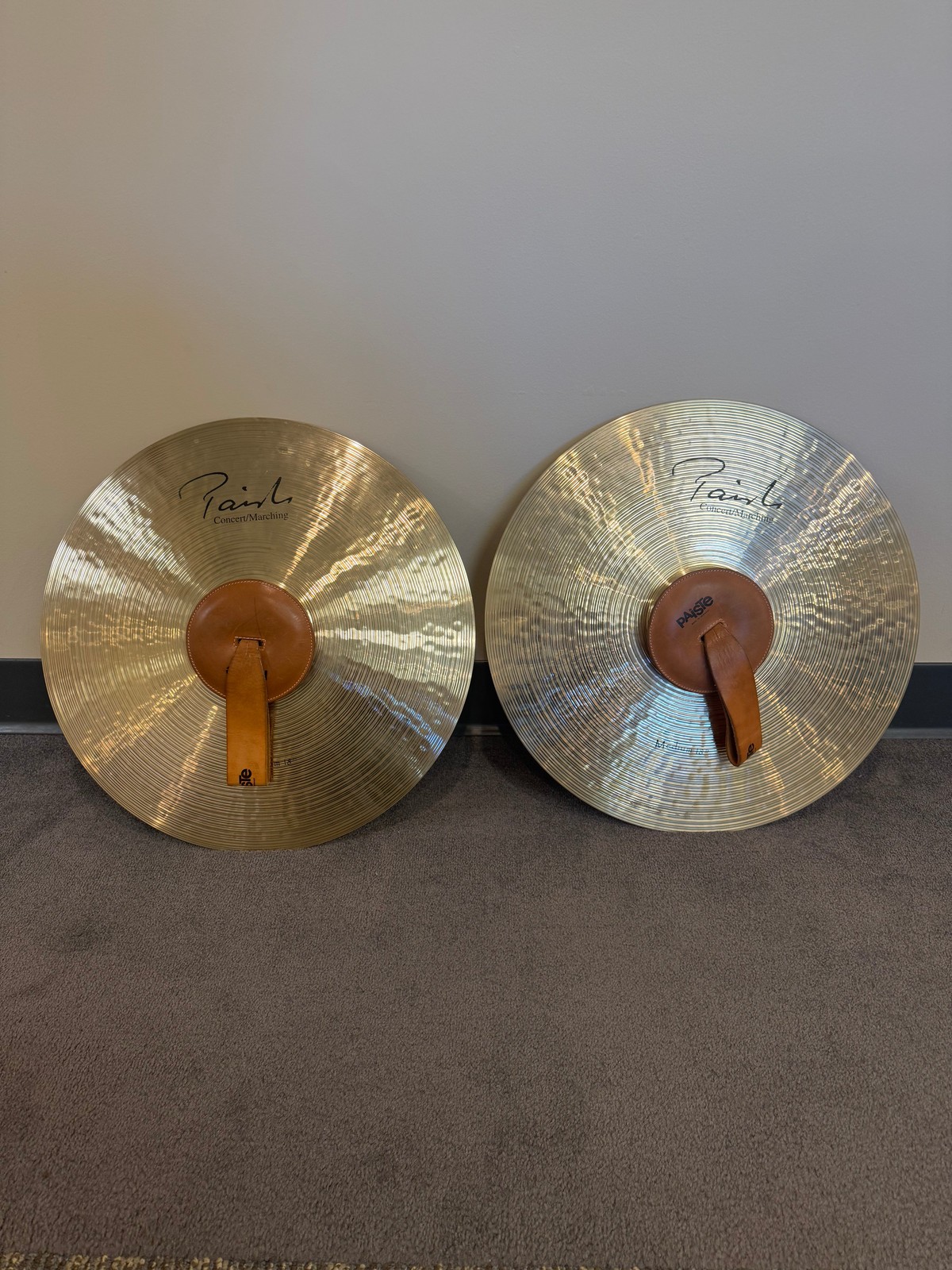 Used Paiste 18” Concert/Marching Medium Hand Cymbals