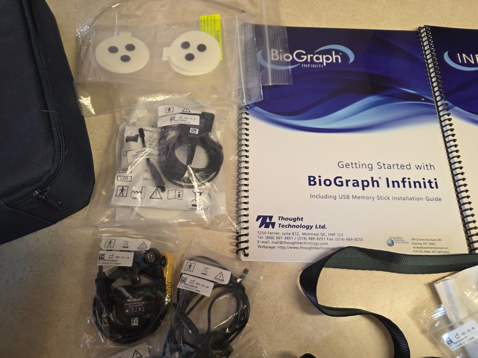 ProComp Infiniti Biofeedback - SA7500 + Laptop + Accessories
