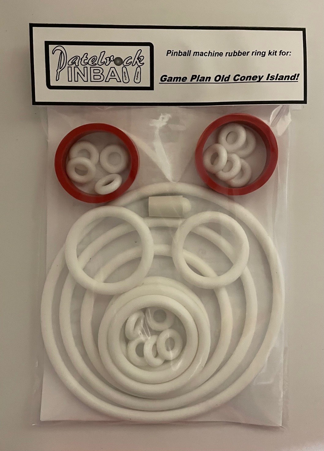 1979 Game Plan Old Coney Island ! Pinball Machine Rubber Ring Kit
