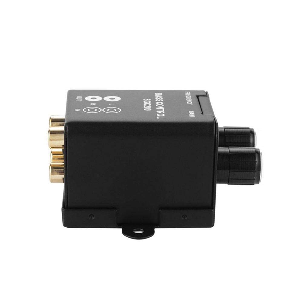 Universal Car Bass Controller with Adjustable Gain for Enhanced Audio Experience