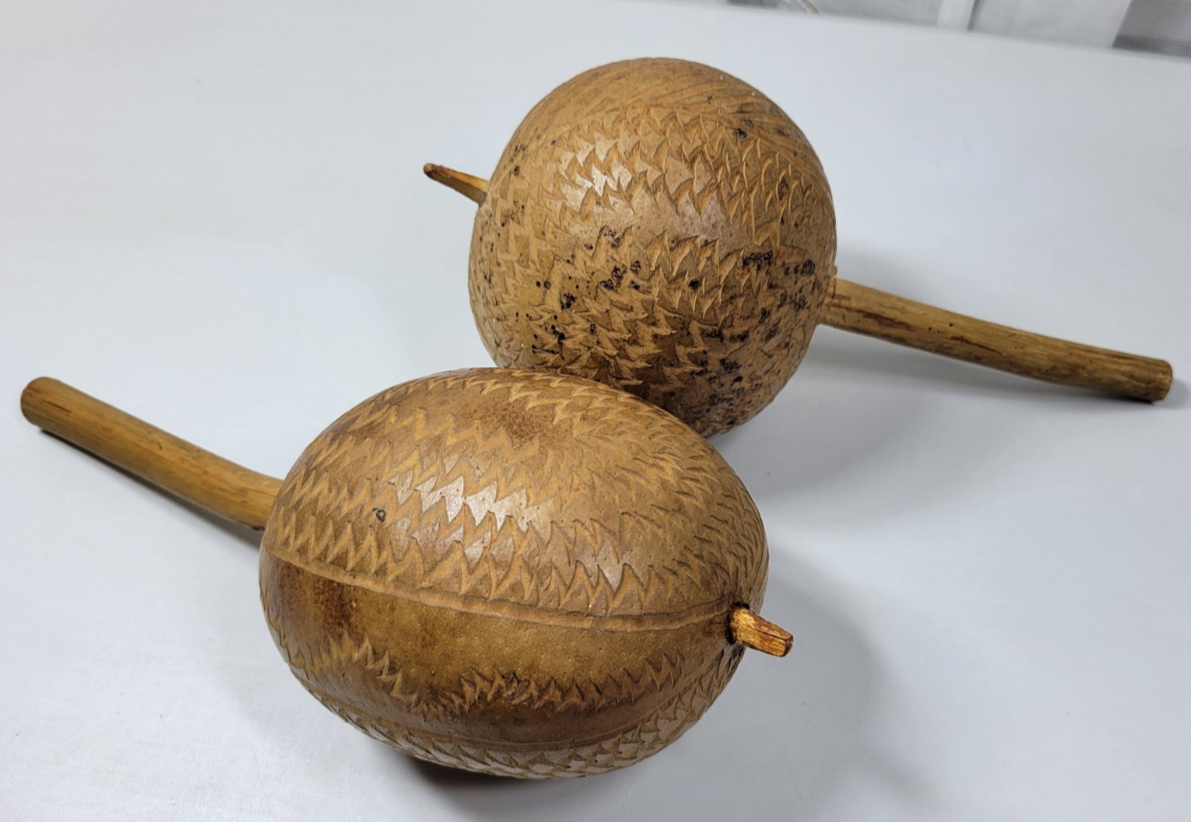 2-Haiti's Hand Craved Gourd Moraco's VTG