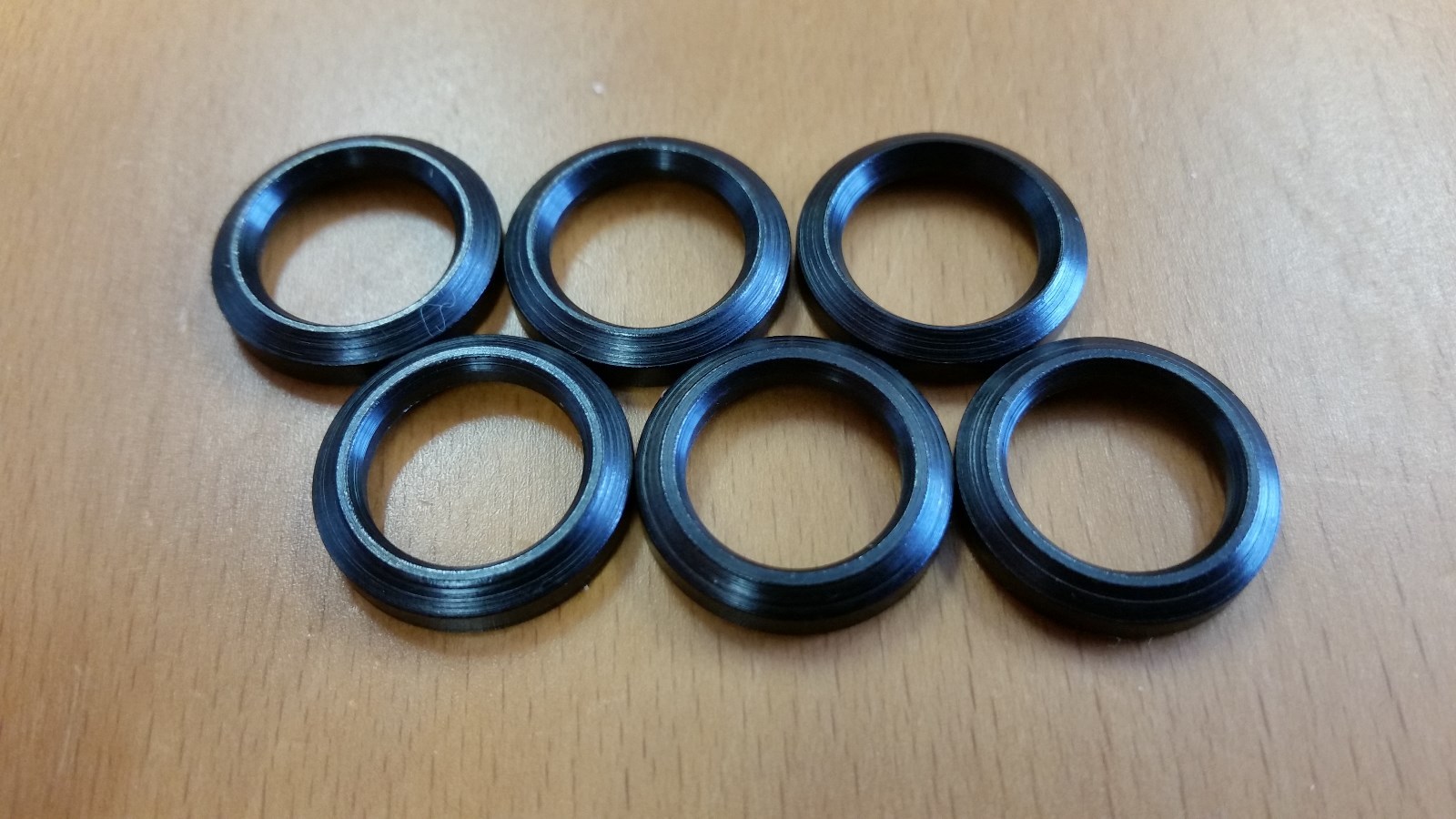 6  Crush Washers for.223 5.56 Muzzle Brake 1/2x28  Barrel USA MADE! Free Ship!!