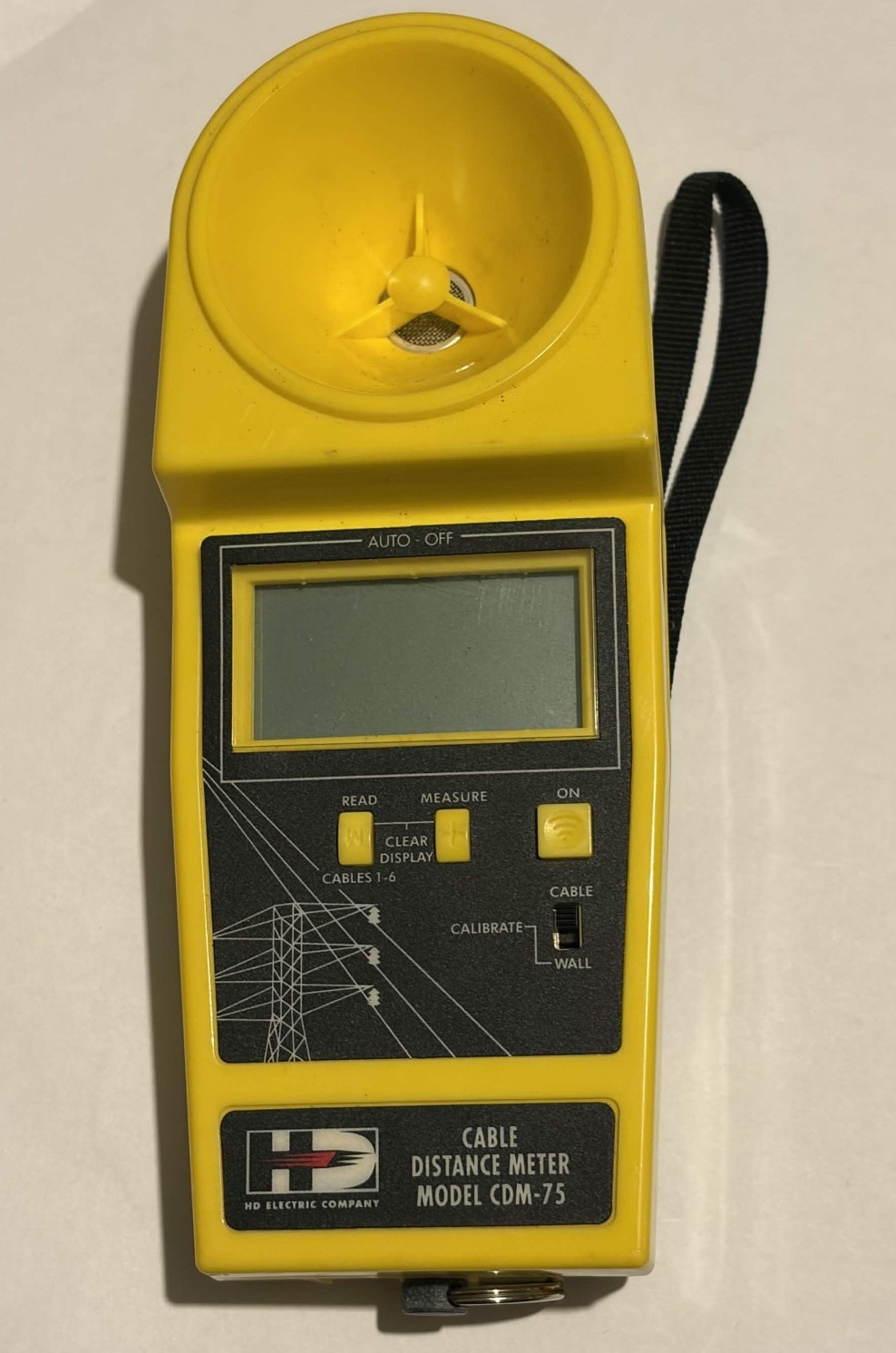 Greenlee HD Electric CDM-75 Cable Distance Meter - Up to 6 Wires 75' Range