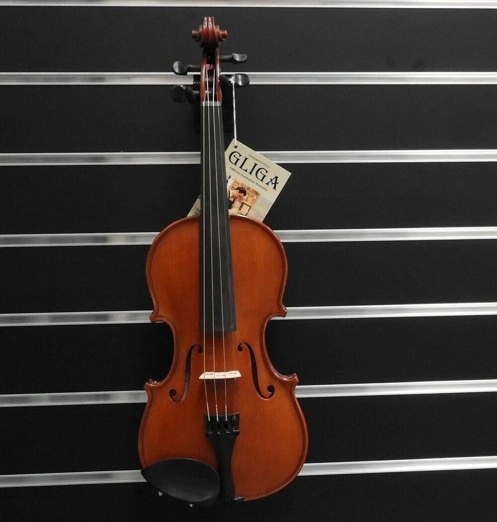 Gliga Violin 7/8  Gliga 3 Outfit Antique Finish Outfit Setup  Made in Europe