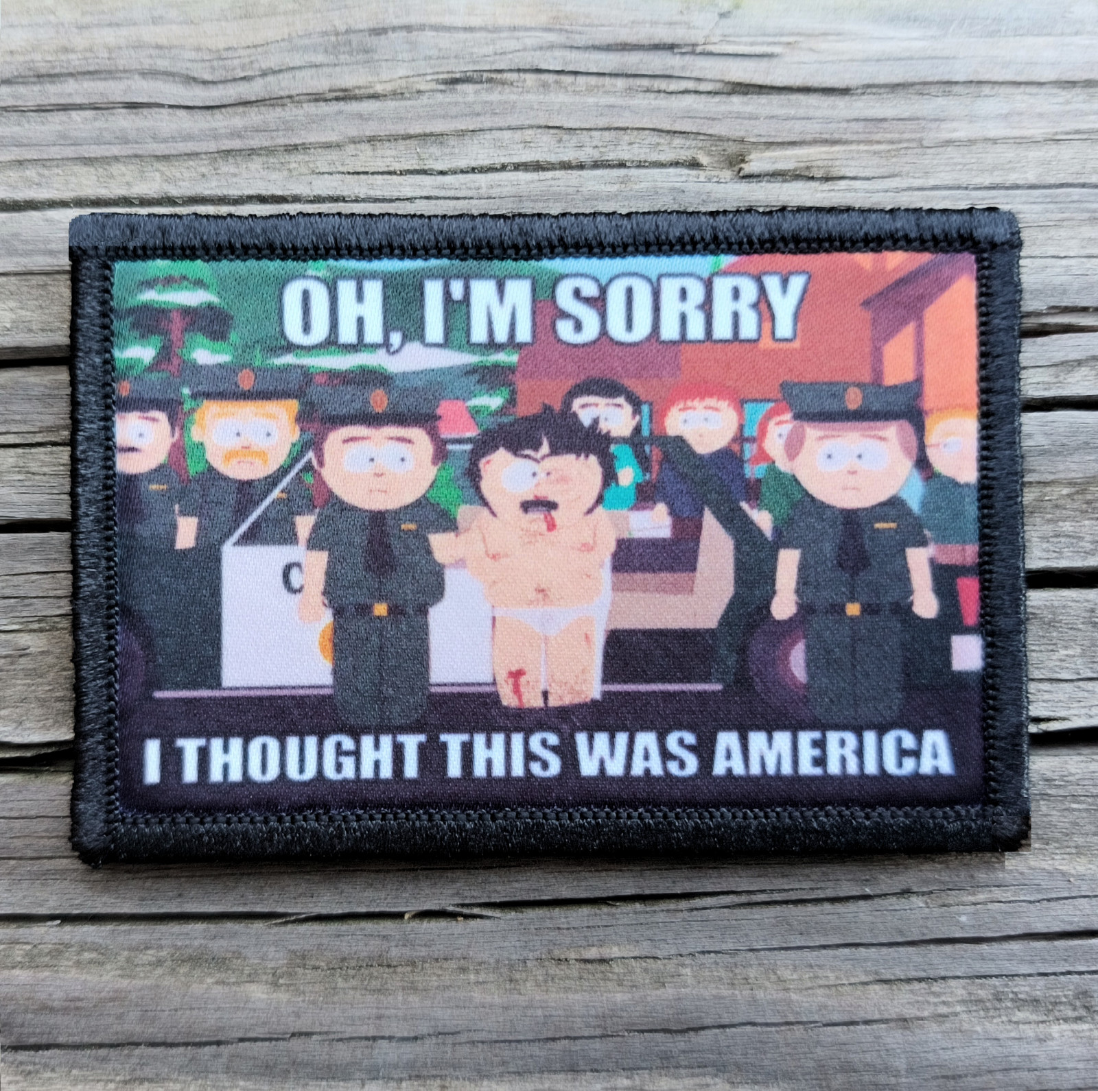 Oh I'm Sorry I Thought This Was America Morale Patch Hook and Loop Funny 2A Gear